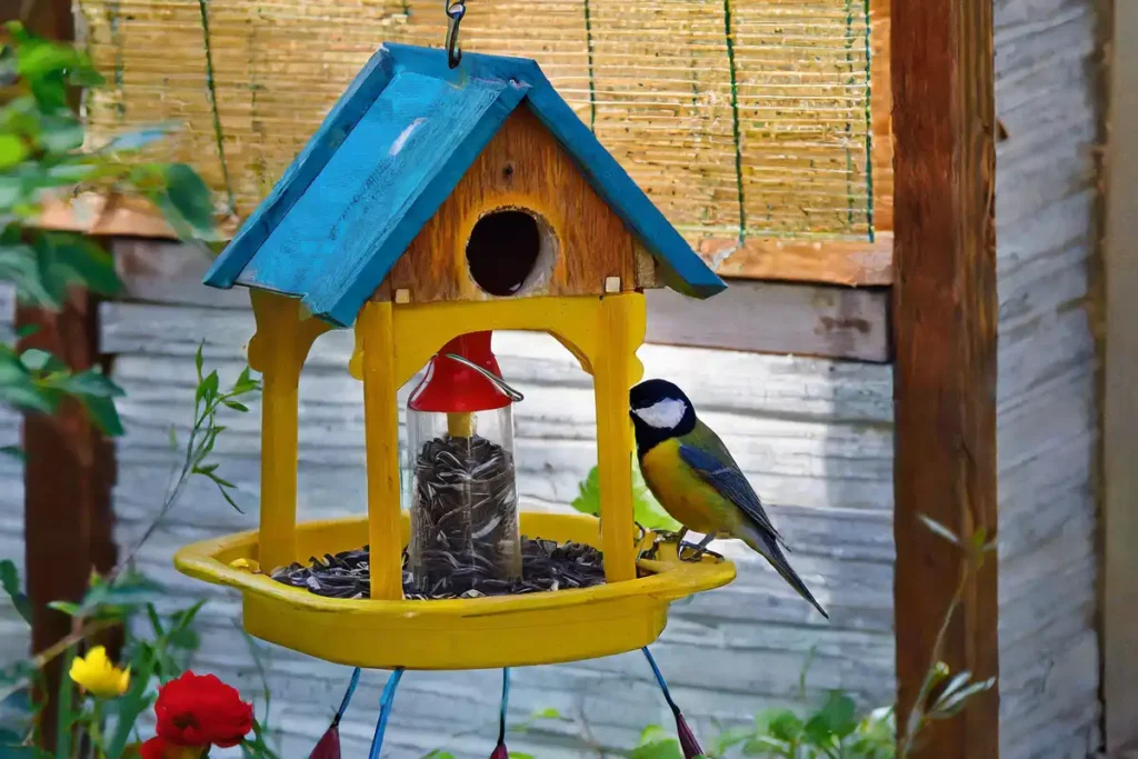 product vogel voederhuisje voer gebruikt aanbieden vogelbescherming waardering vogelhuisjes